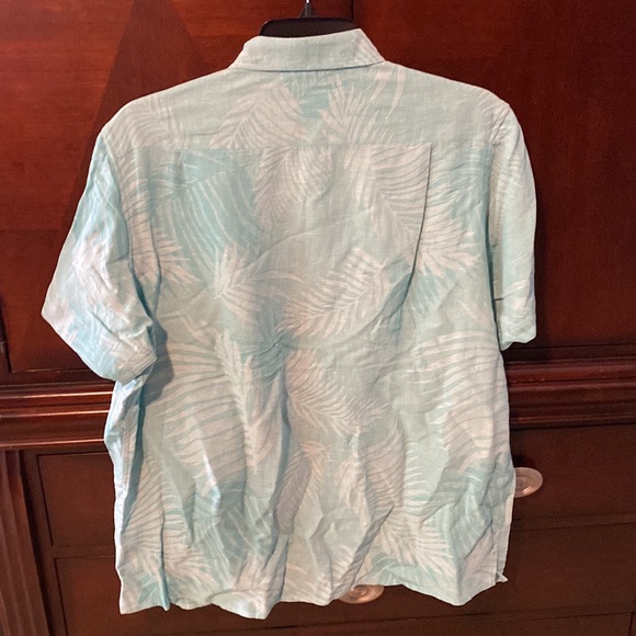 Men’s Tasso Elba brand Hawaiian button down linen shirt, size XXL. - Picture 2 of 6